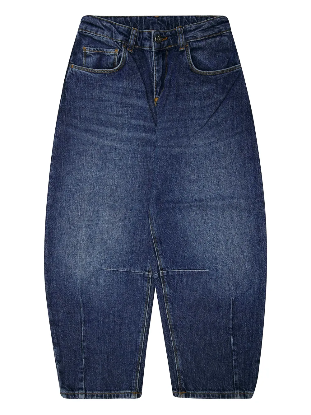 Liu •jo Whiskering-effect Jeans In Blue