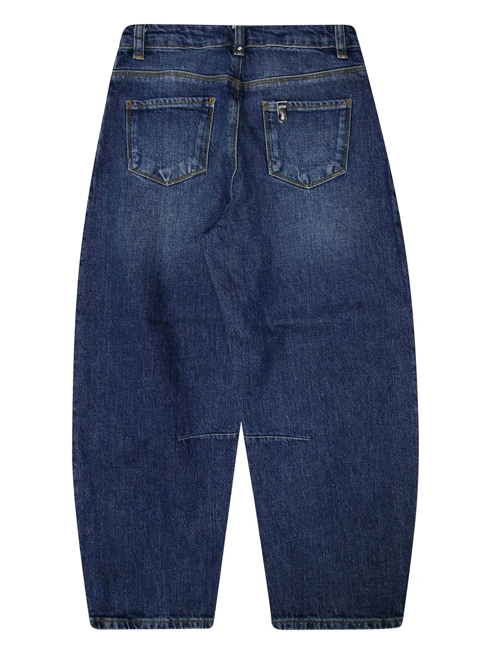 Liu •jo Whiskering-effect Jeans In Blue