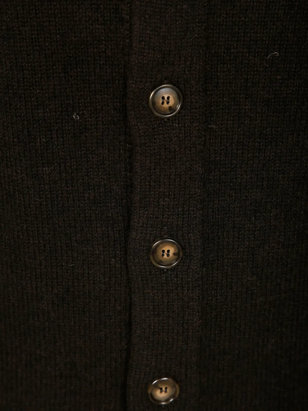 Daniele Fiesoli Buttoned Cardigan In Brown