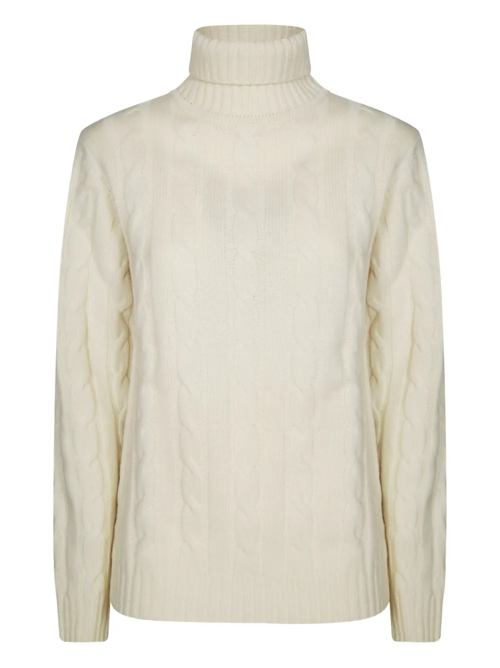 Daniele Fiesoli cable-knit roll-neck sweater - ニュートラル Daniele Fiesoli cable-knit roll-neck sweater - ニュートラル