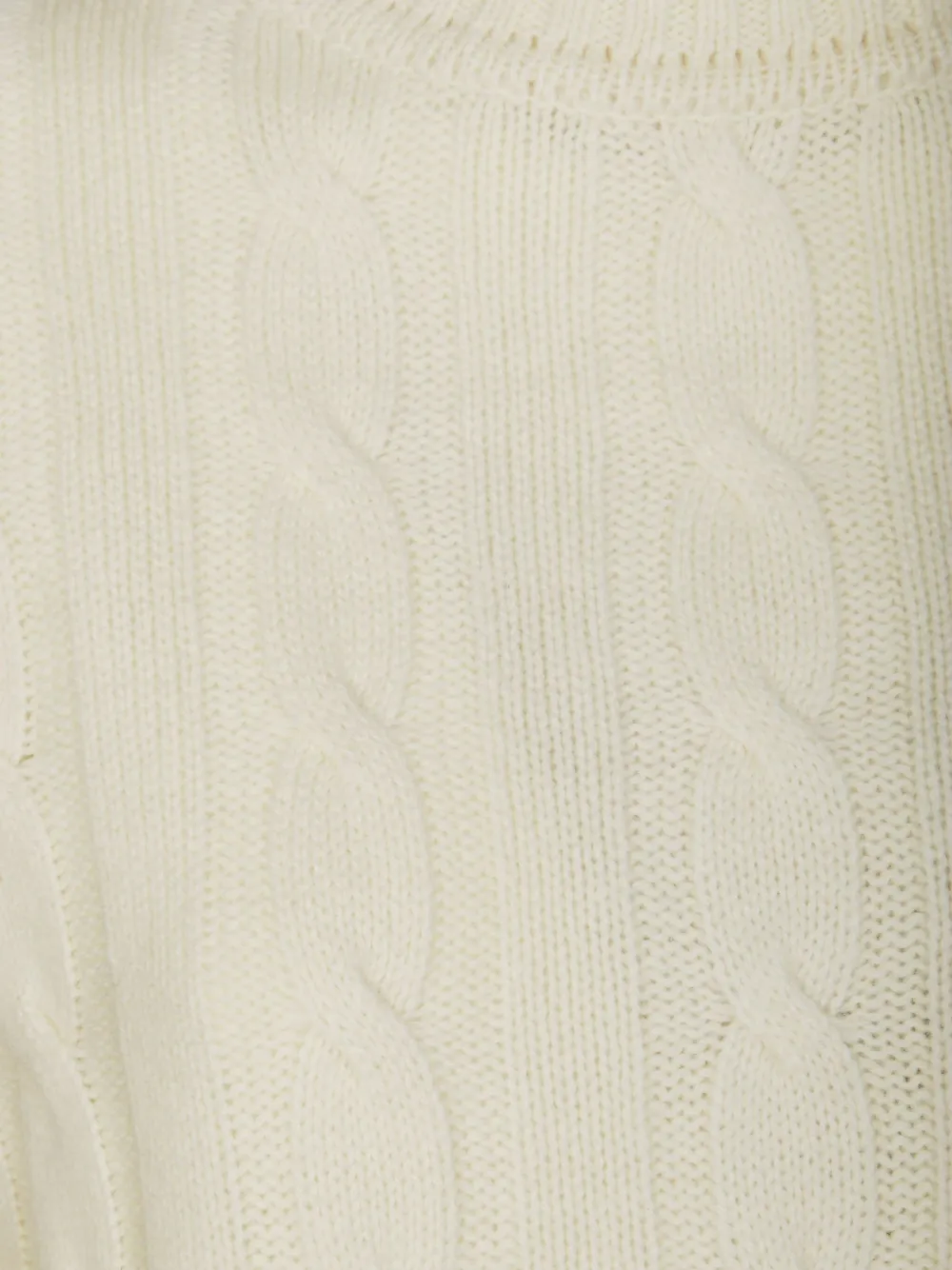 Daniele Fiesoli Cable-knit Roll-neck Sweater In Neutral
