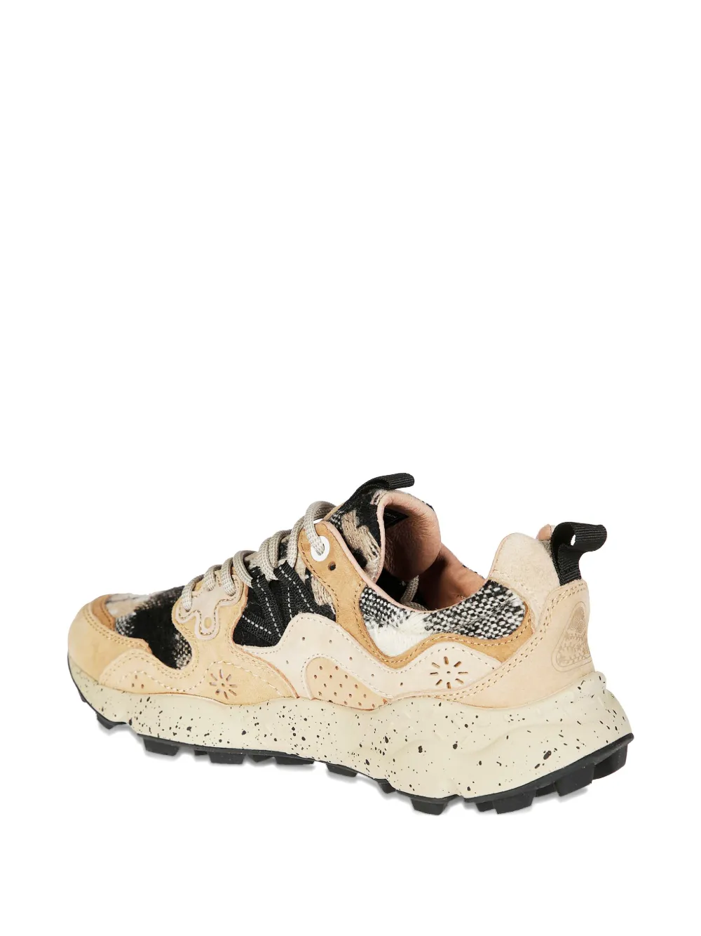 FLOWER MOUNTAIN Sneakers met logodetail Beige