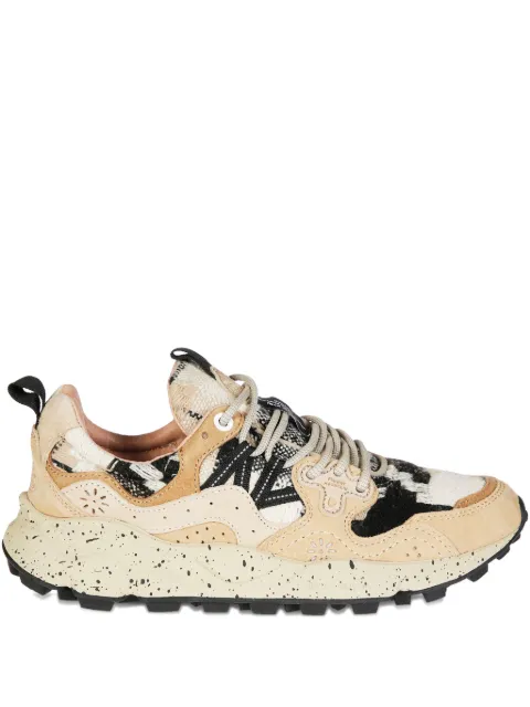 FLOWER MOUNTAIN logo-detail sneakers