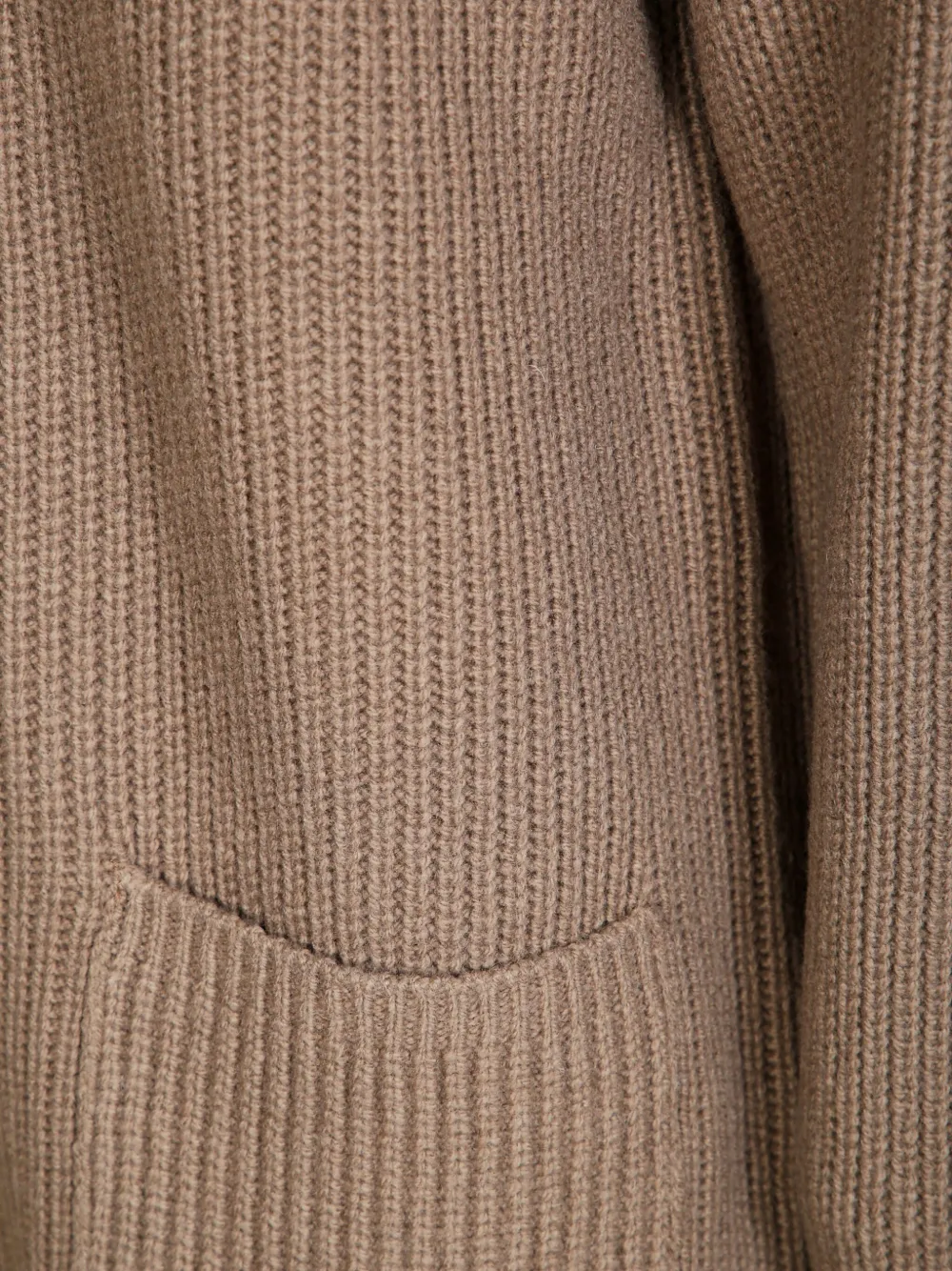 Daniele Fiesoli Textured Knit Cardigan With Shawl Collar And Button-down Front In Brown