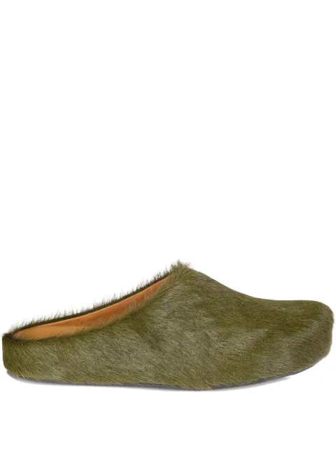 Marni Fussbett Sabots calfhair mules
