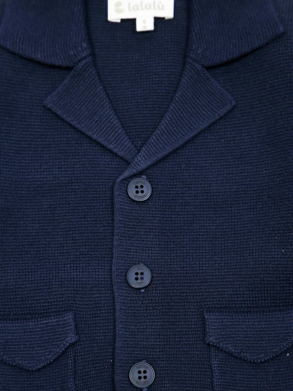  Lalalu Button-up Jacket - Blue 