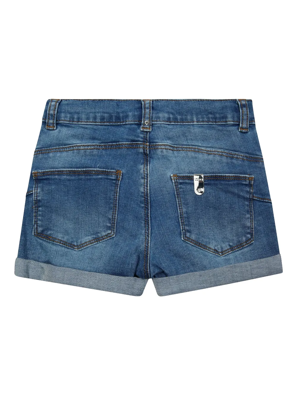 Liu Jo Kids logo-plaque denim shorts | Boys Denim Shorts | Image 2
