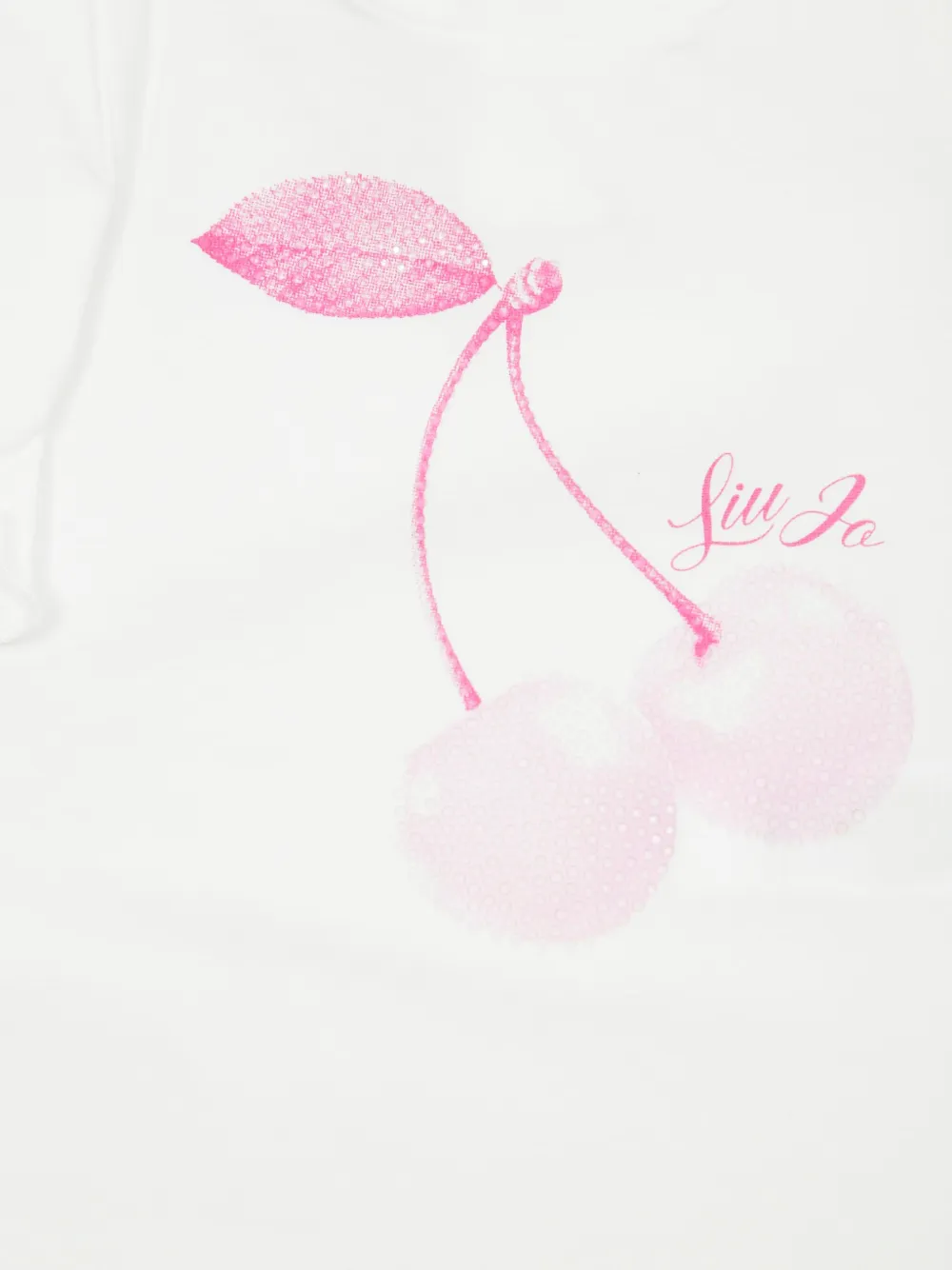 Liu Jo Kids Broekset met kersenprint Wit