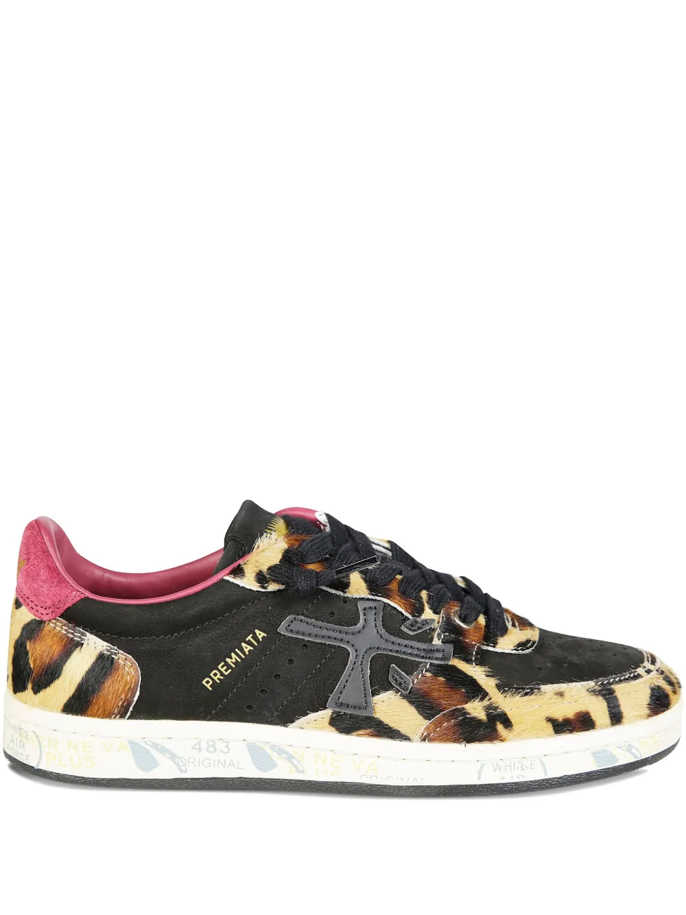 Premiata Sneakers met vlakken Zwart