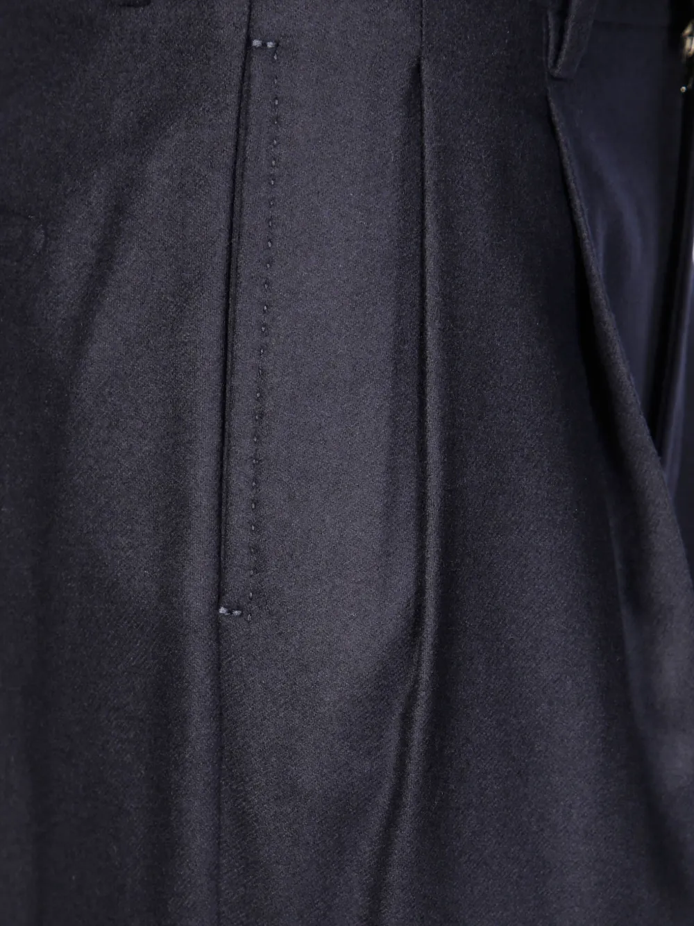 Berwich Palazzo geplooide broek Blauw