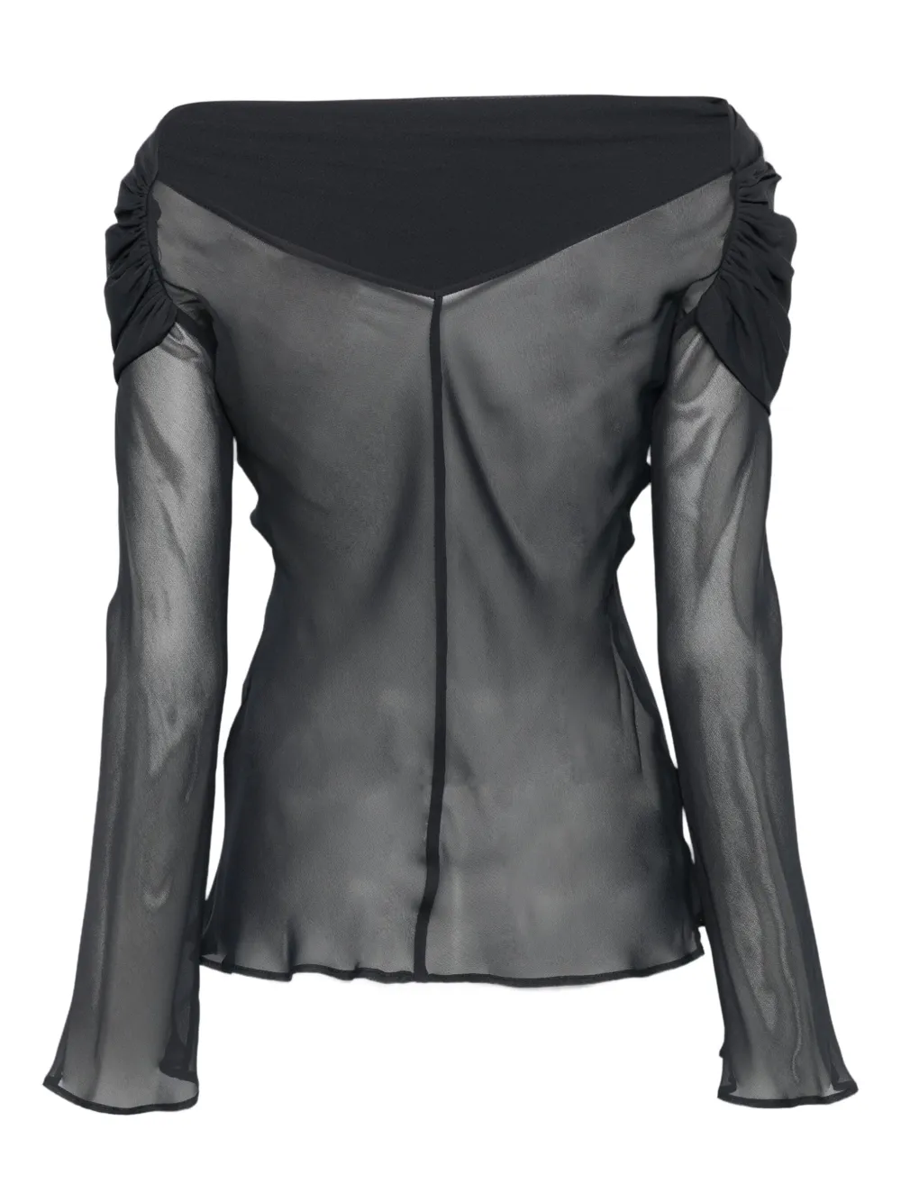 Semicouture top traslúcido | Blusas | Image 2
