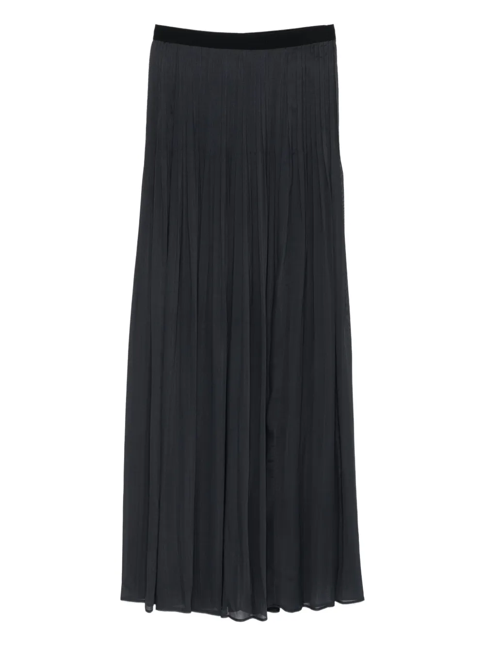 Semicouture falda con pliegues | negro | Image 1