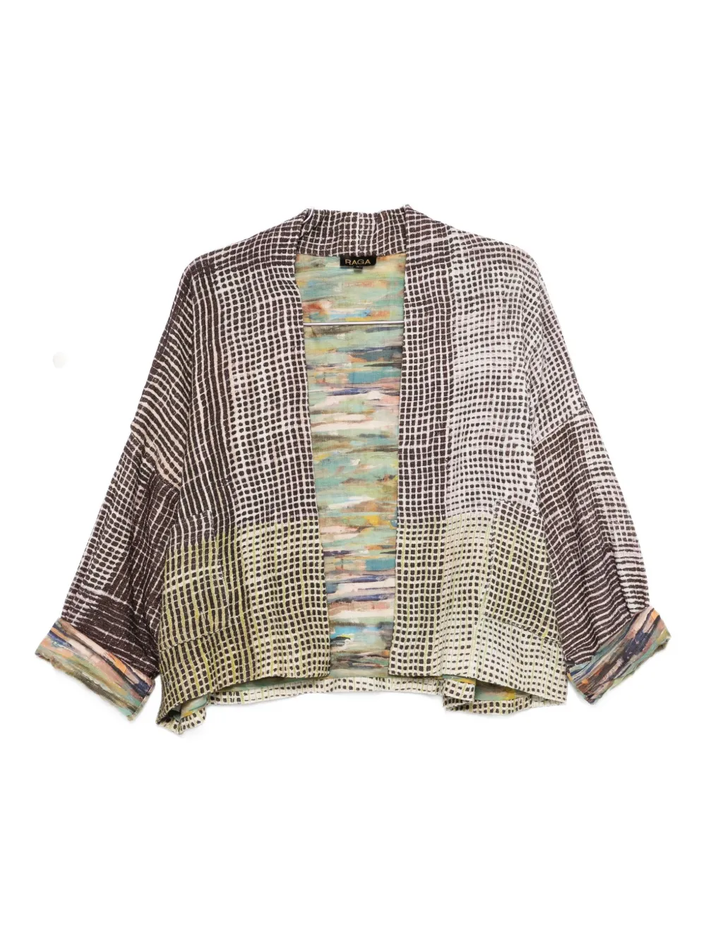 YAVI checked bomber jacket | Neutrals | Image 1