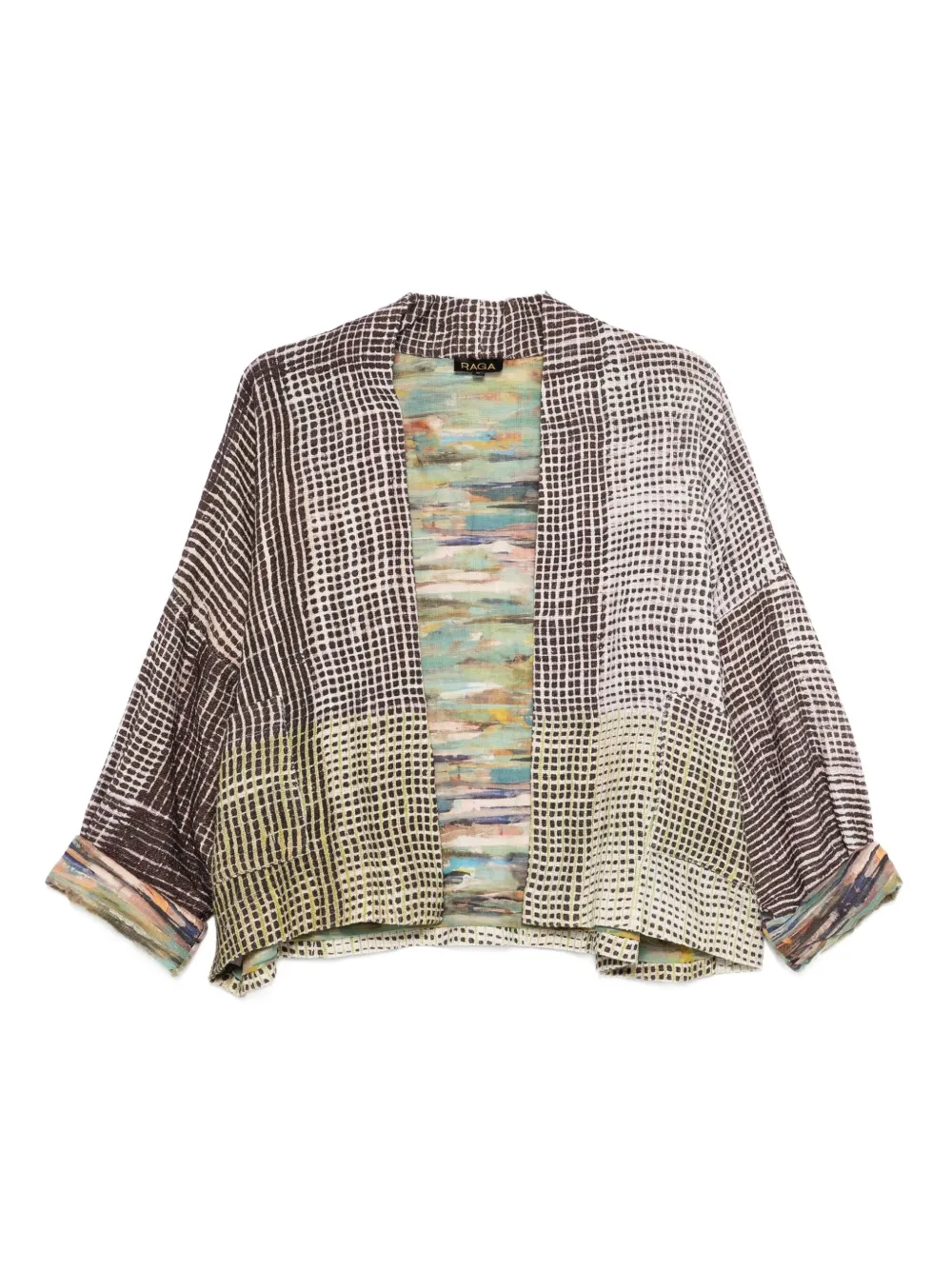 YAVI checked bomber jacket | Neutrals | Image 1
