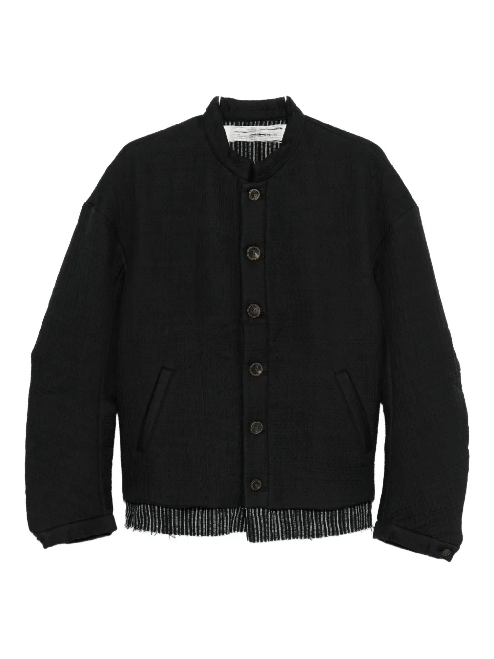 Individual Sentiments layered shirt jacket | Black | Image 1
