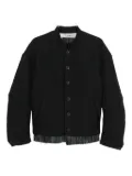 Individual Sentiments layered shirt jacket - Black