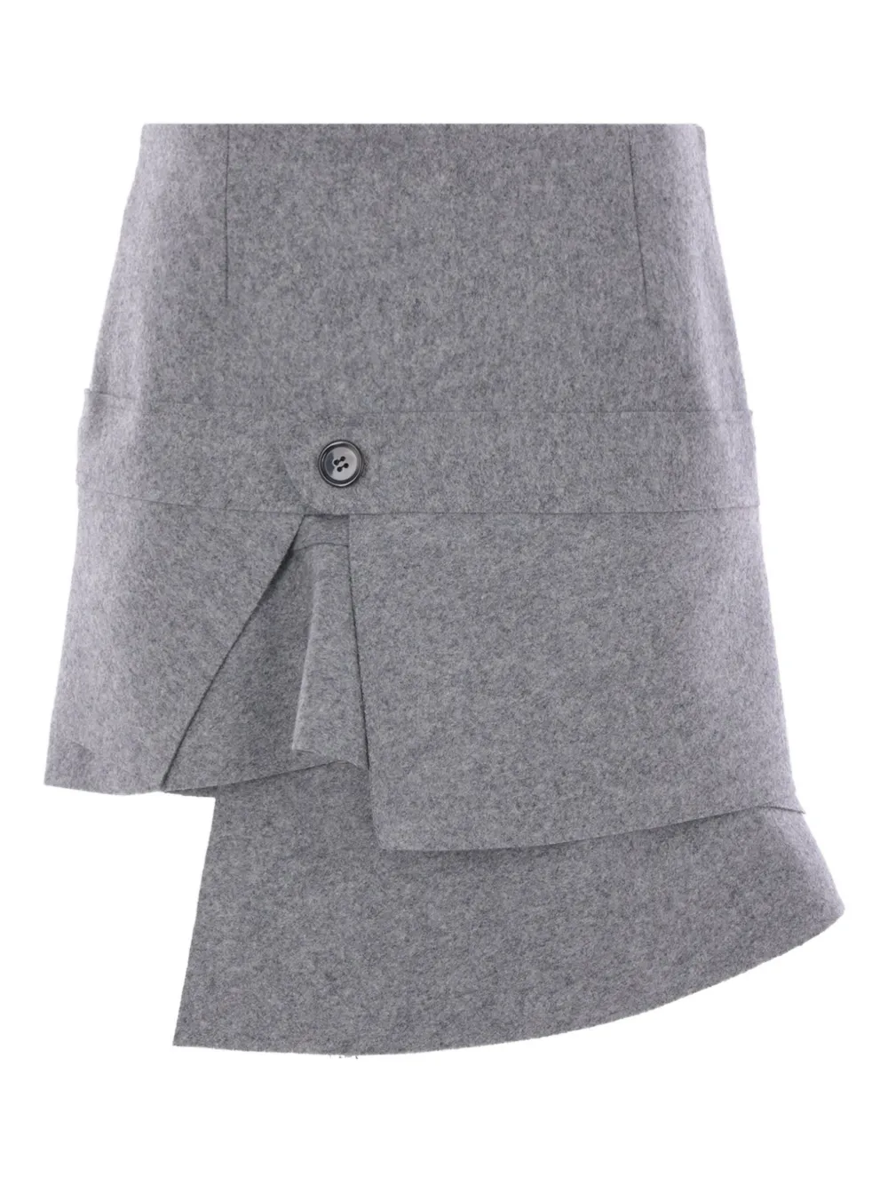 Zomer Layered Mini Skirt In Gray