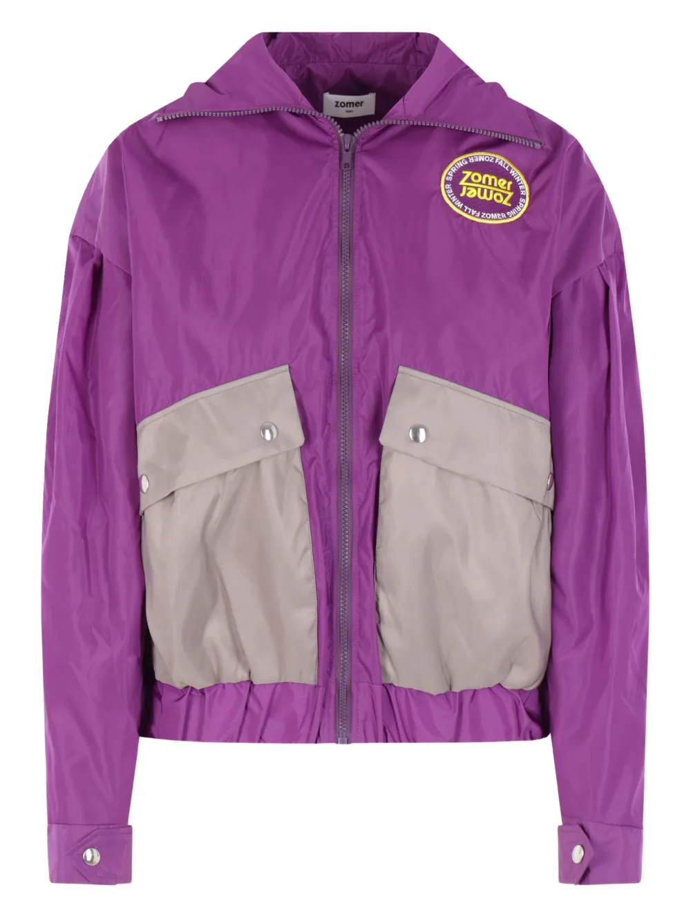 Zomer Jarek patch-pocket jacket | Purple | Image 1