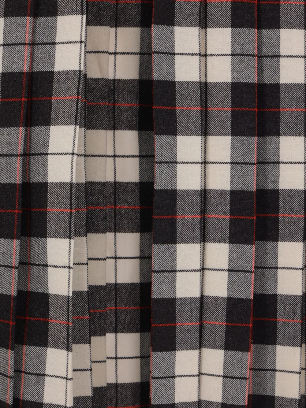 Duran Lantink Tartan-pleated Skirt In Multi