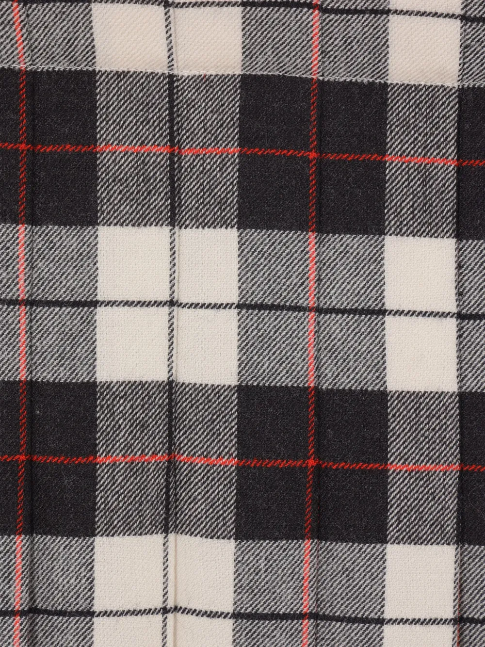Duran Lantink Tartan-pleated Skirt In Multi