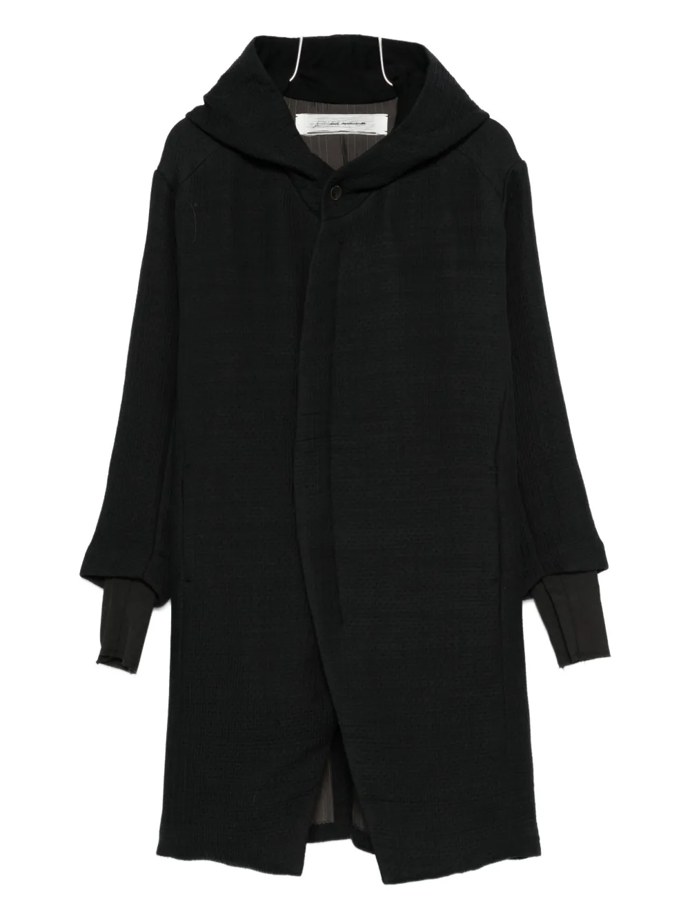 Individual Sentiments hooded coat | Black | Image 1