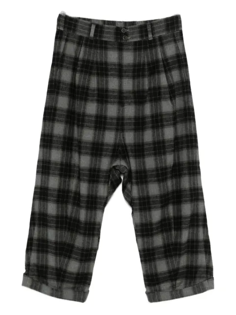 Individual Sentiments plaid-pattern trousers