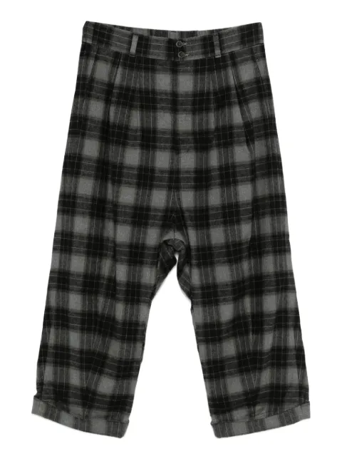 Individual Sentiments plaid-pattern trousers