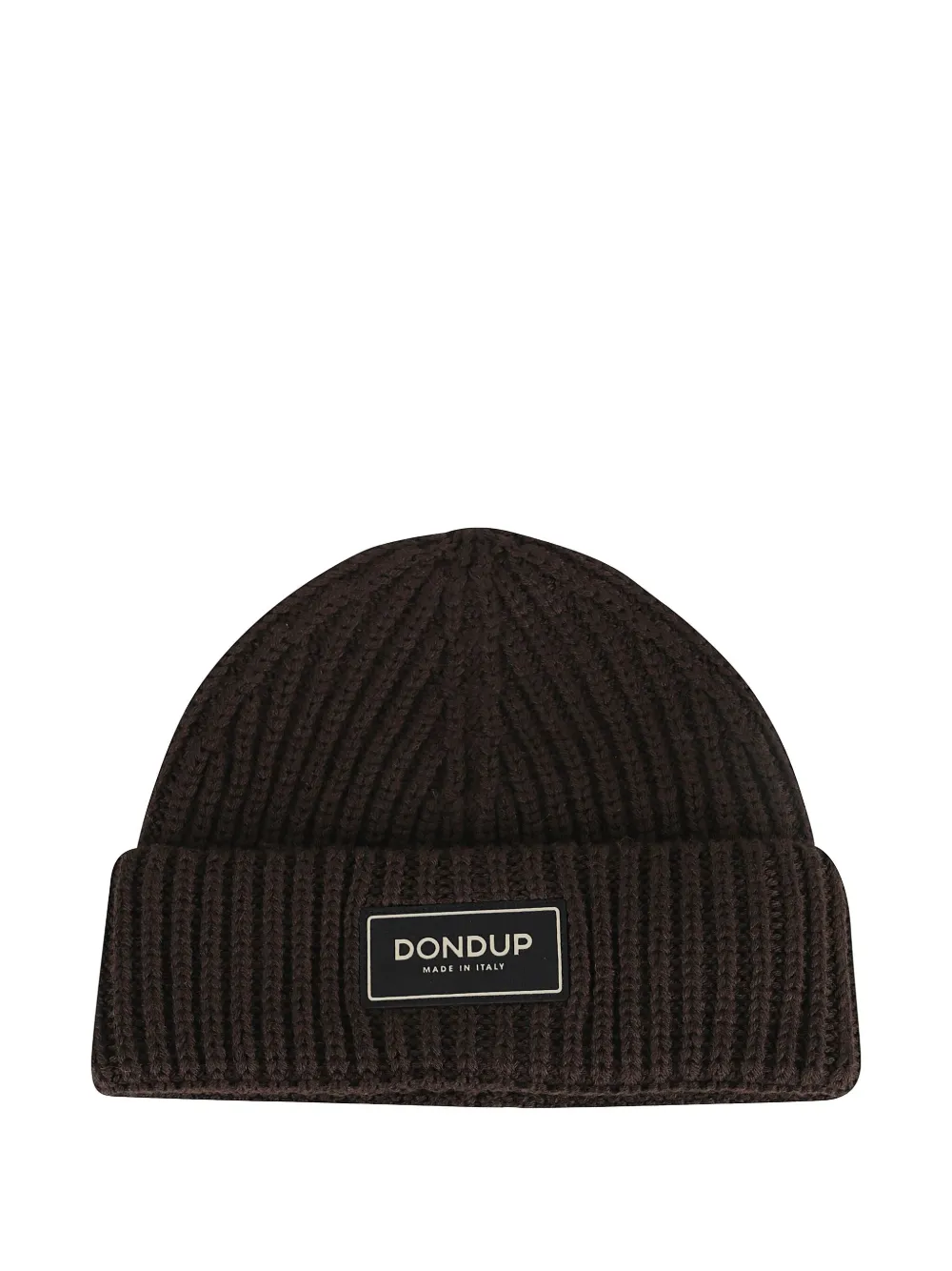 DONDUP gorro tejido de canalé | marrón | Image 1