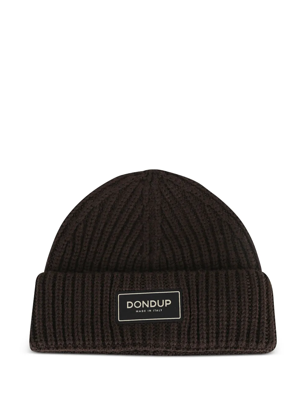 DONDUP gorro tejido de canalé | marrón | Image 1