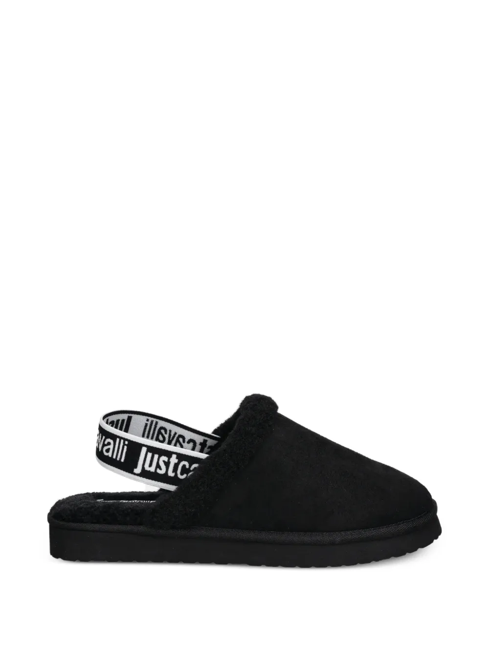 Just Cavalli round-toe mules - Nero