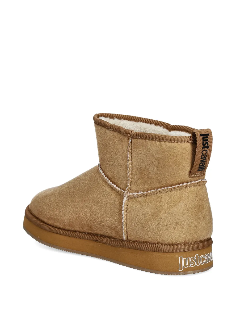 Just Cavalli pull-tab ankle boots Beige