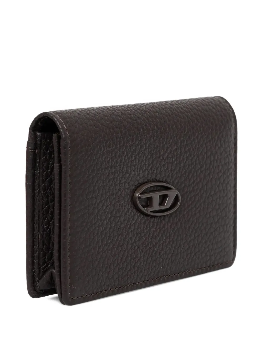  Diesel Logo-plaque Cardholder - Brown 