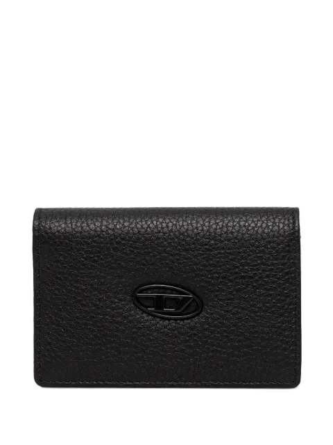 Diesel logo-plaque cardholder