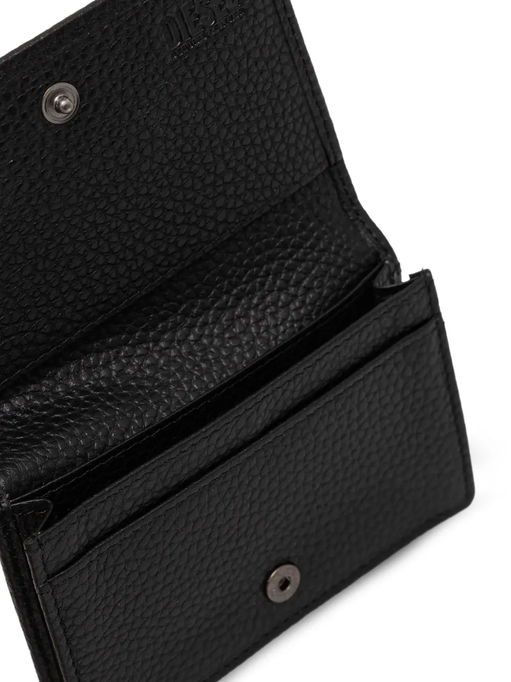 Diesel Pasjeshouder met logoplakkaat Zwart