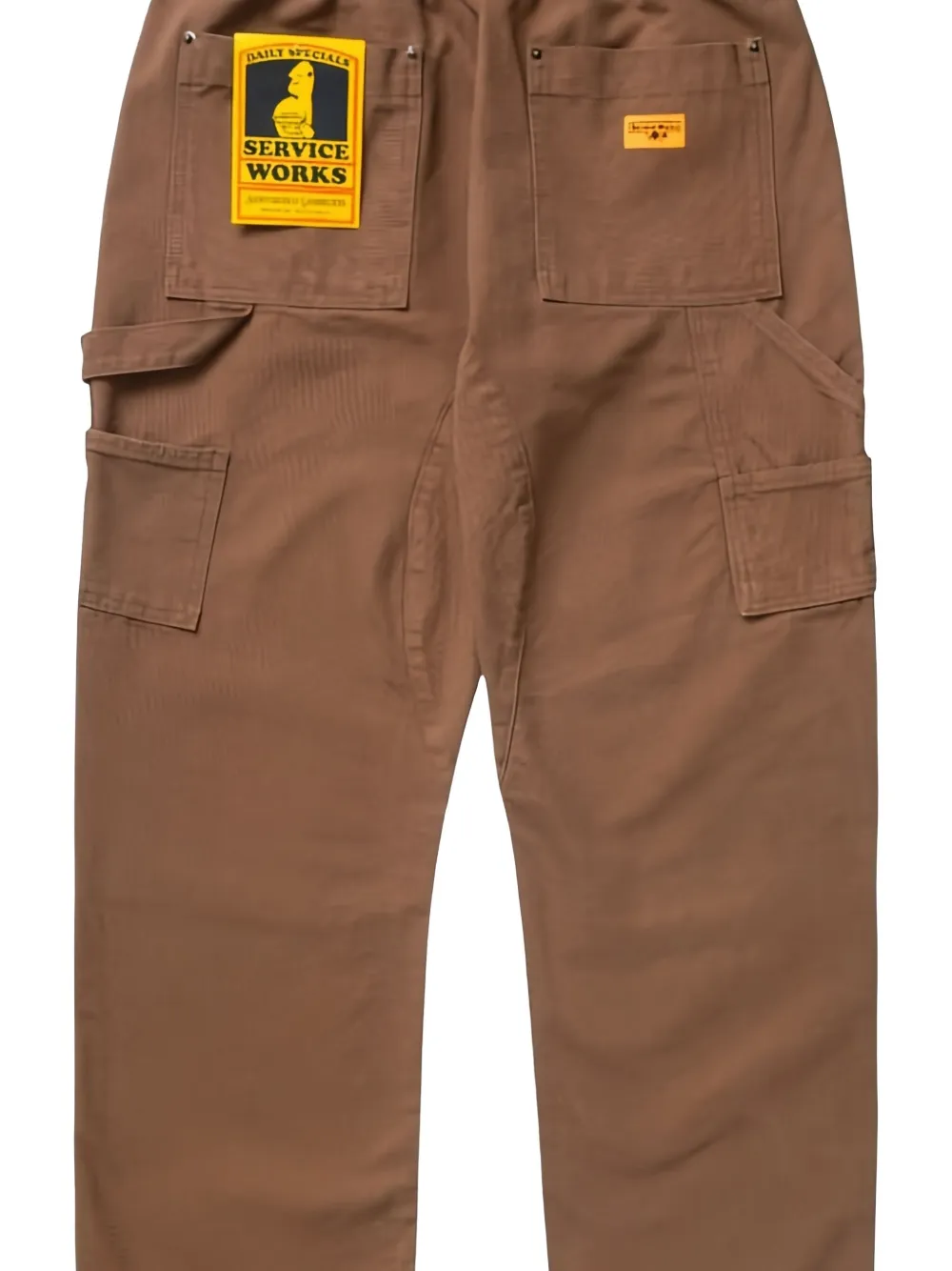 Service Works Utility Drawstring-waist Trousers In Brown