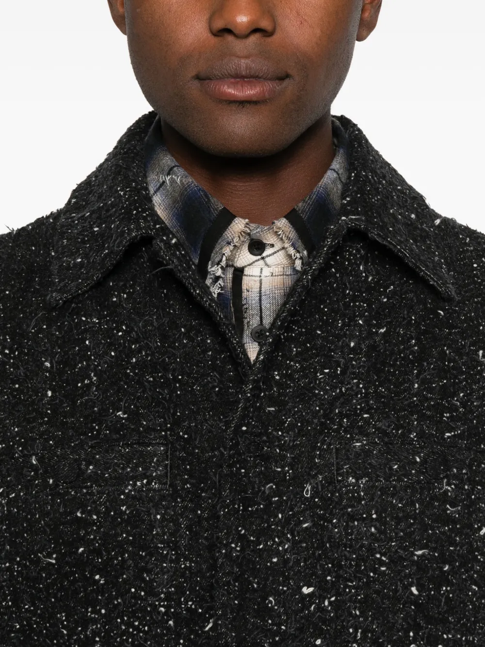 Craig Green Cotton Towel Jacket In Black