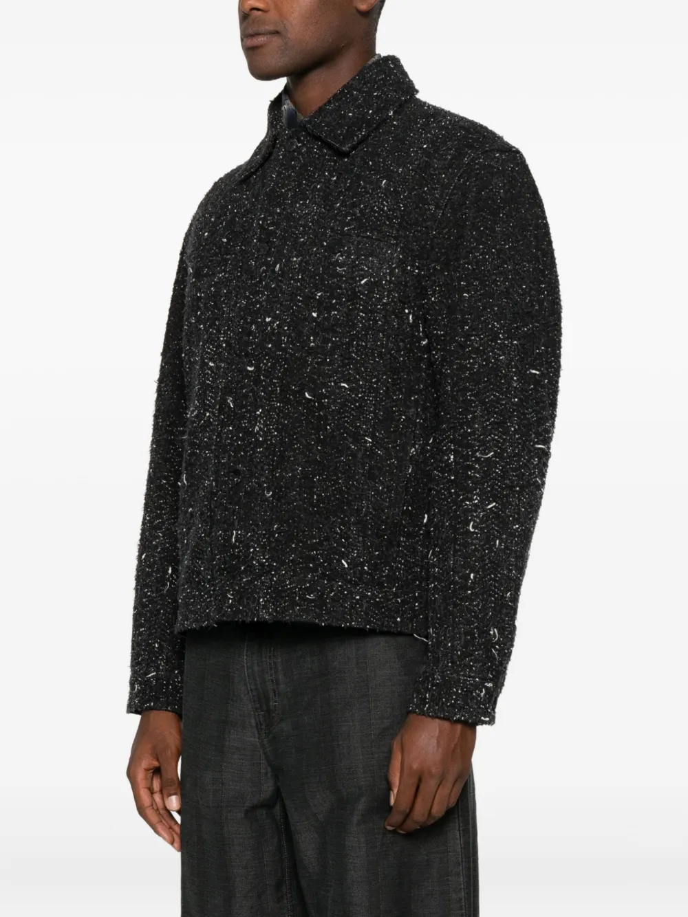 Craig Green Cotton Towel Jacket In Black