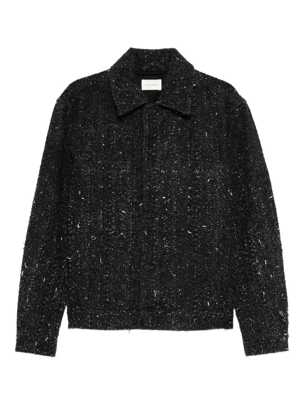 Craig Green sobrecamisa de algodón | negro | Image 1