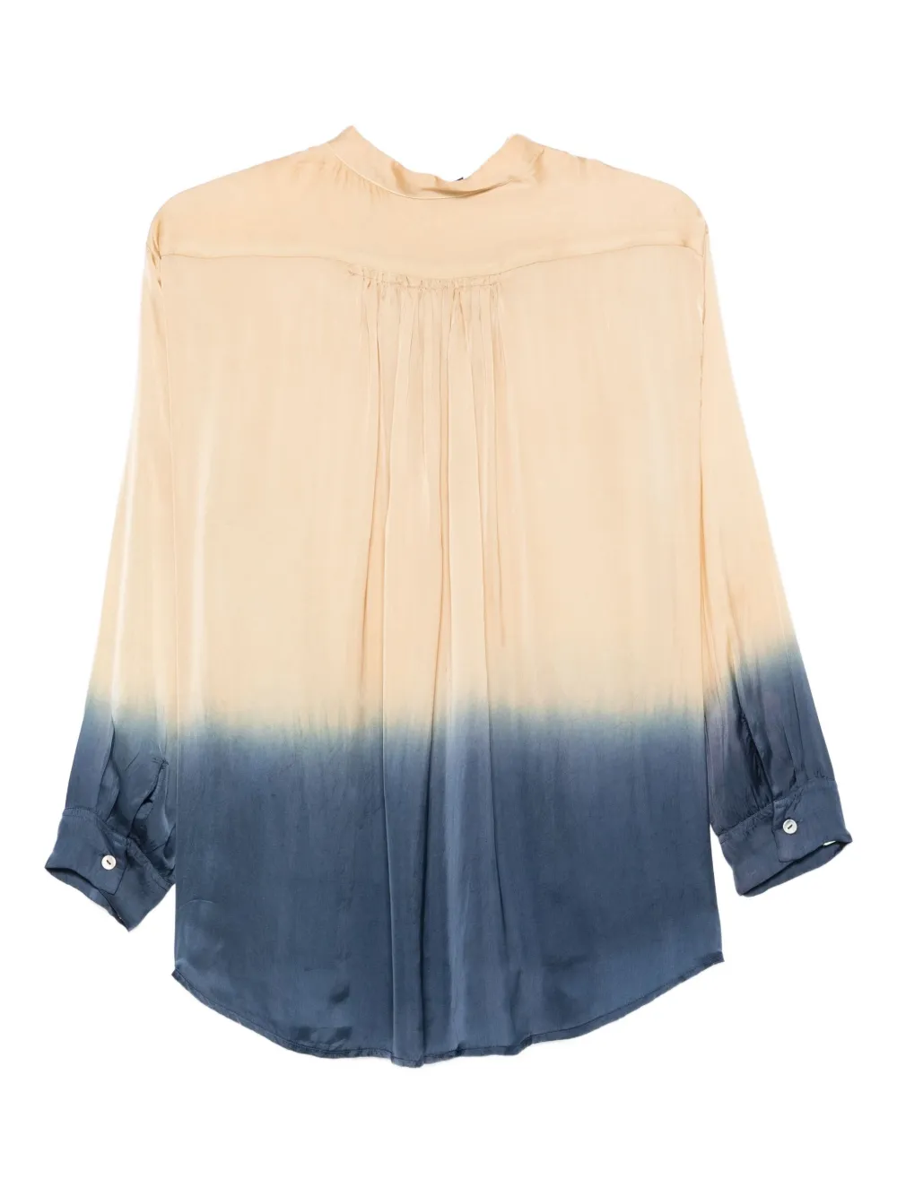 YAVI Blouse met tie-dye print - Beige