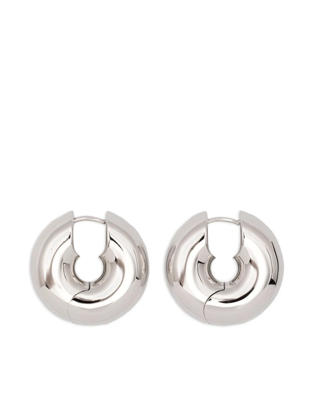 Tom Wood Sphere hoop earrings - Argento