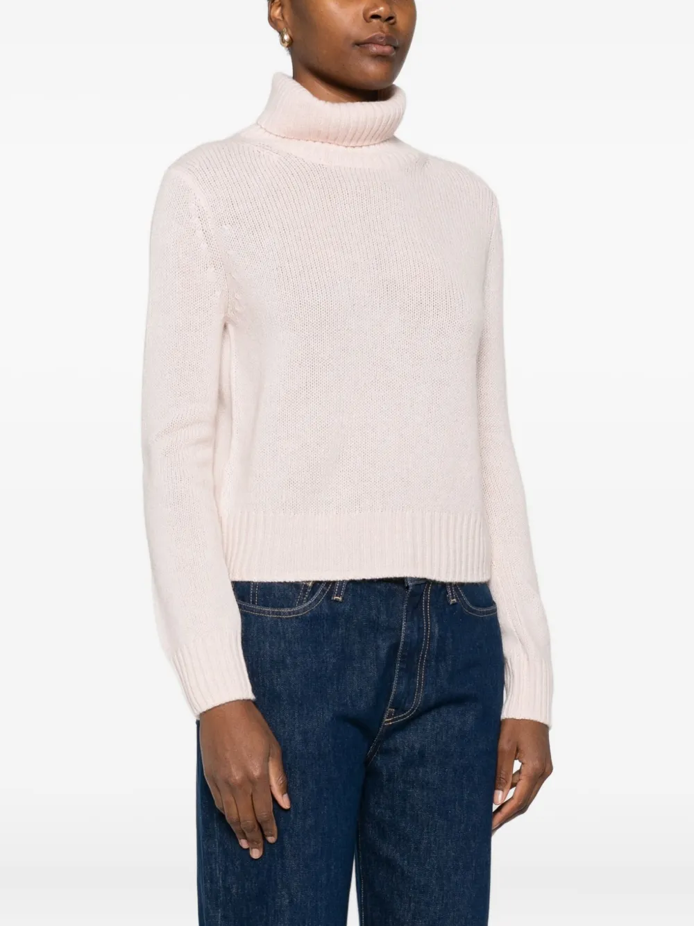Beyou Turtleneck Sweater In Brown
