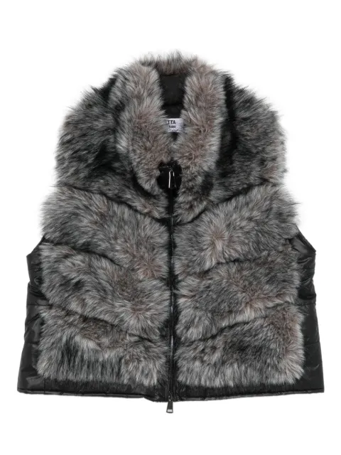 Betta Corradi faux-fur zip-up vest