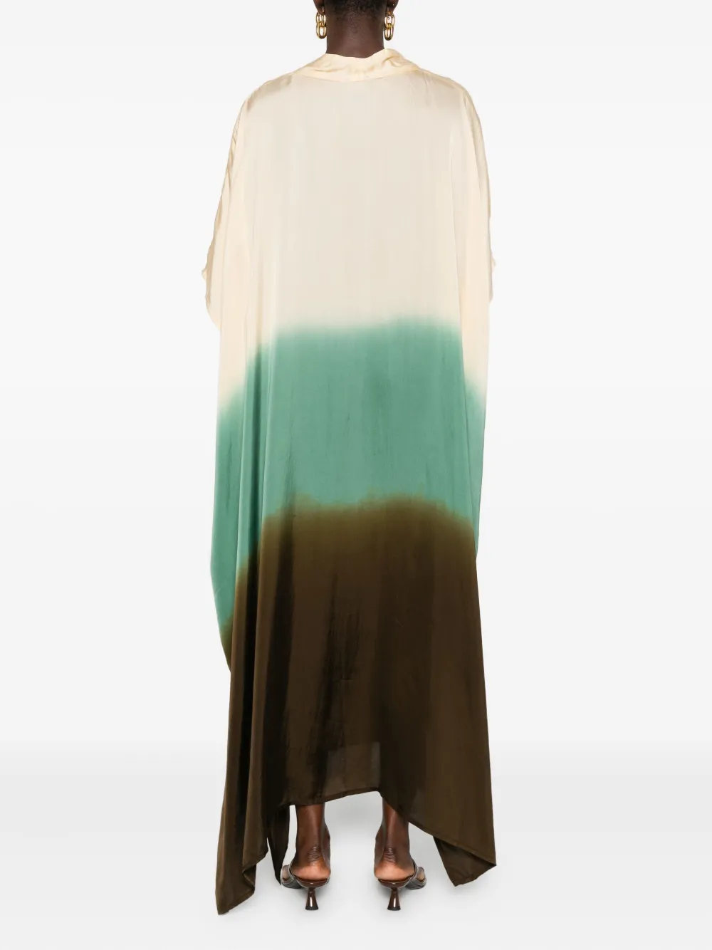 Yavi Dip-dyed Maxi Dress In Multi