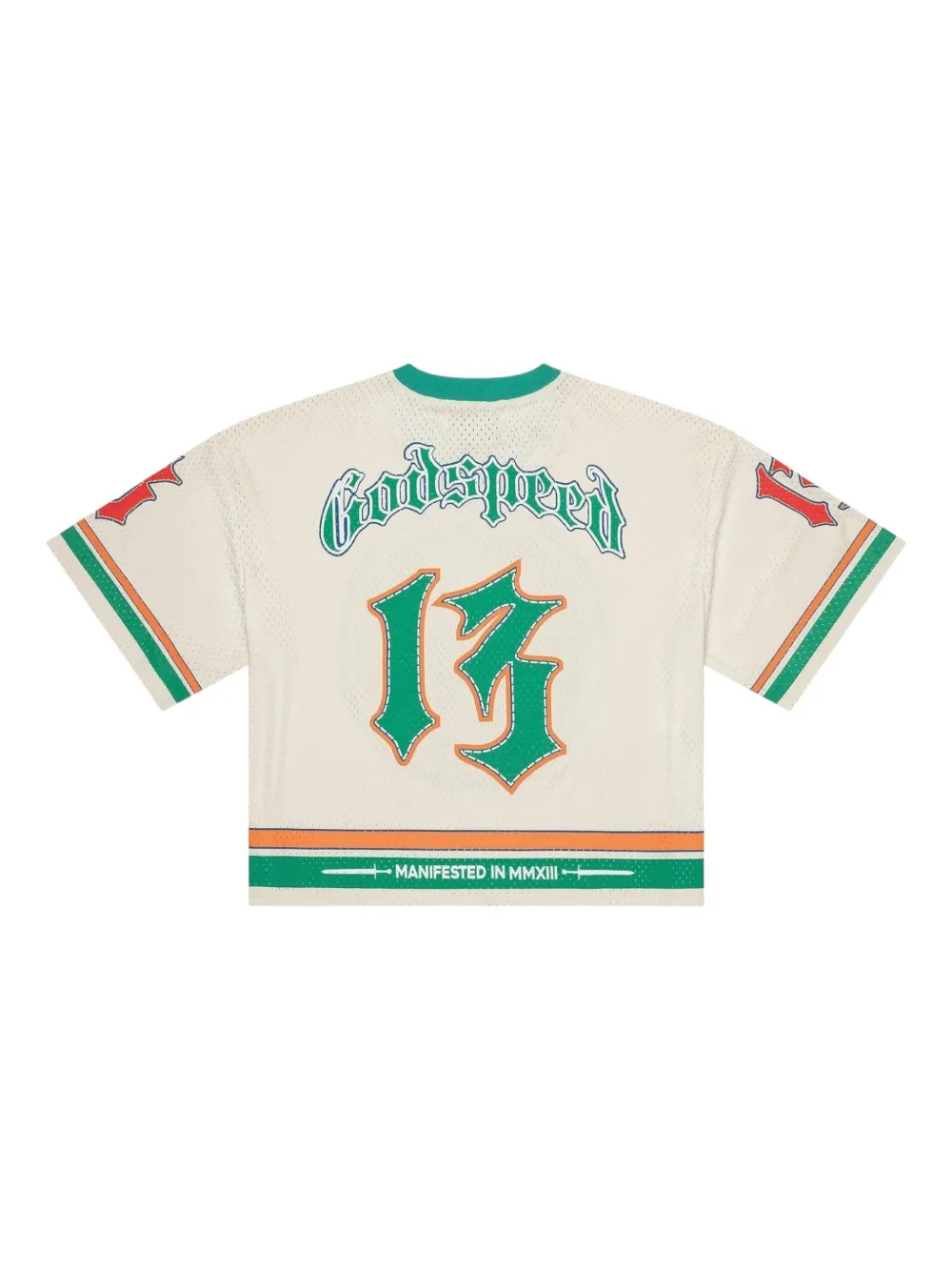 GODSPEED First Down jersey t-shirt - Wit