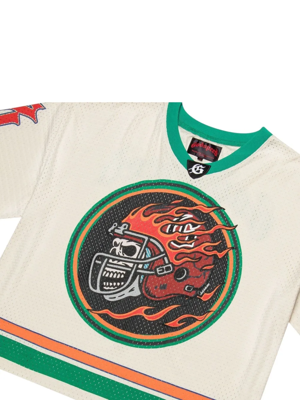  Godspeed First Down Jersey T-shirt - White 