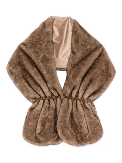 Betta Corradi sleeveless faux fur jacket