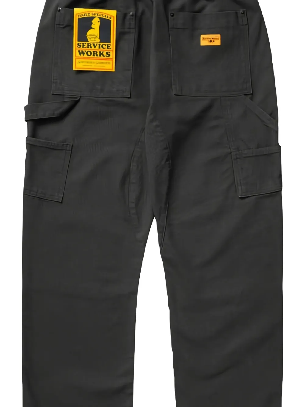 Service Works Utility Drawstring-waist Trousers In Black