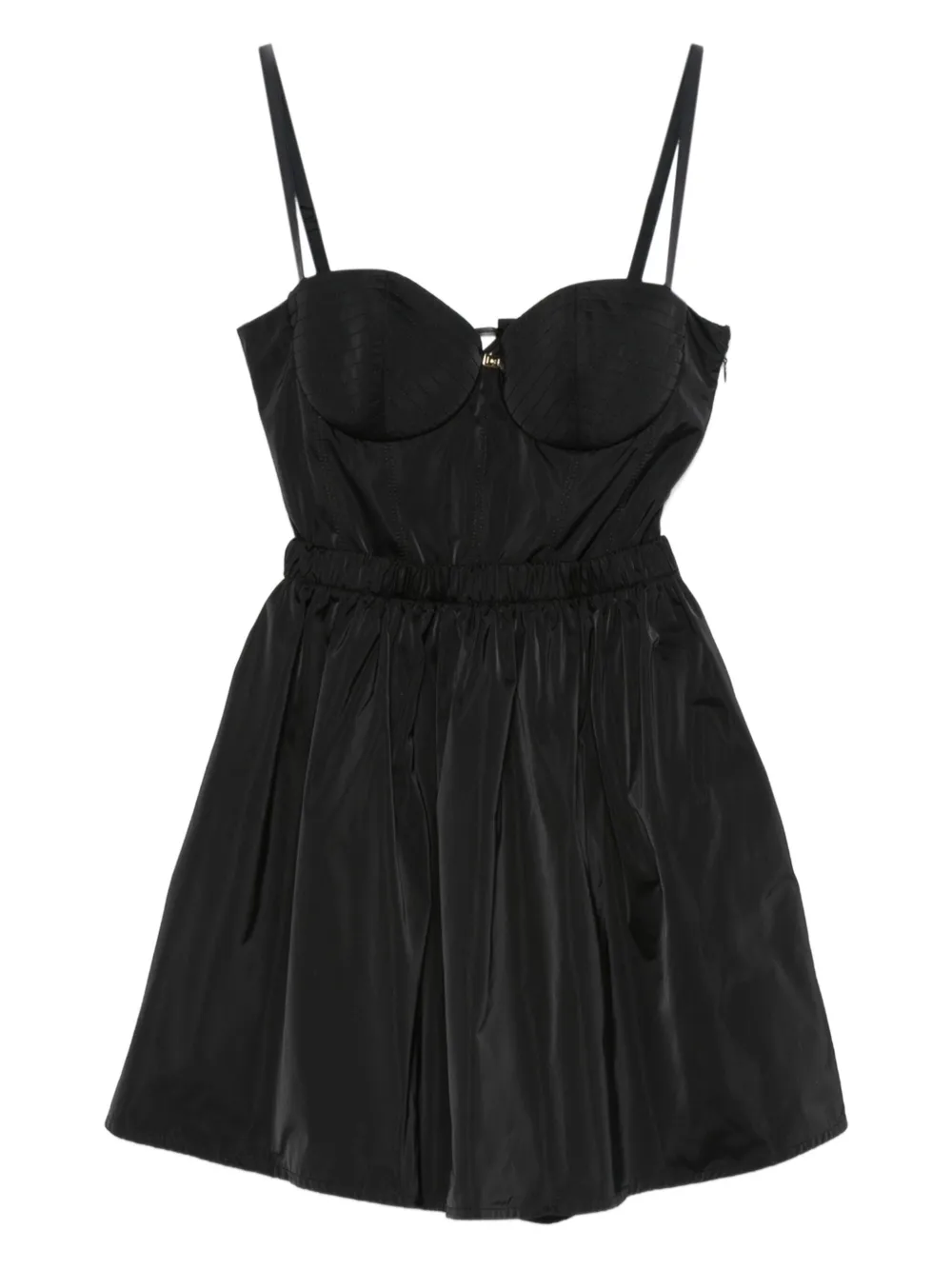 Elisabetta Franchi sweetheart-neck mini dress | Black | Image 1