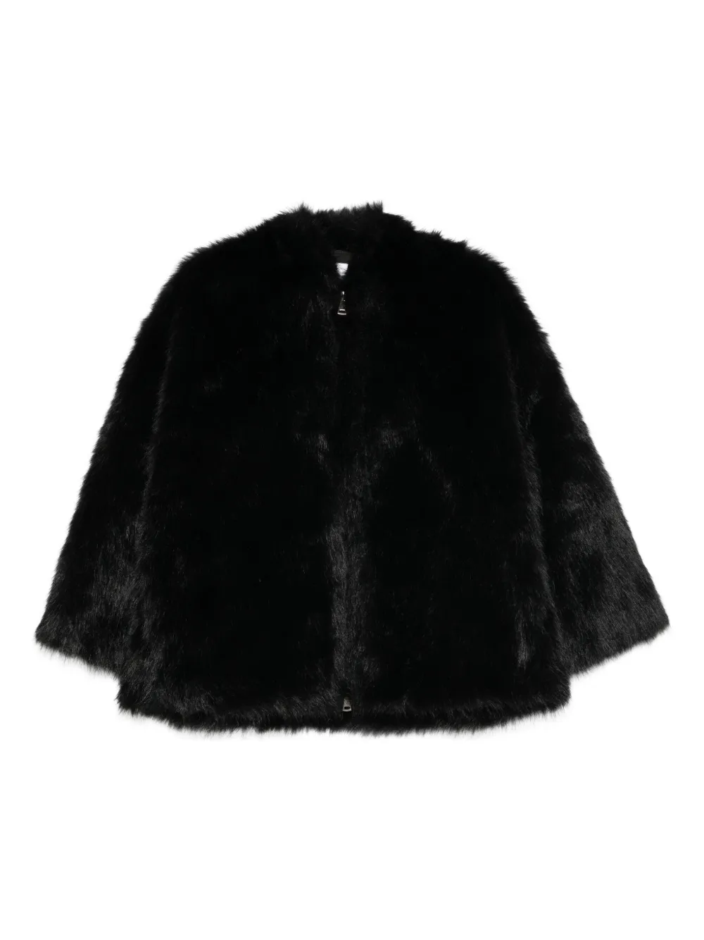 Betta Corradi zip-up silk jacket | Black | Image 1