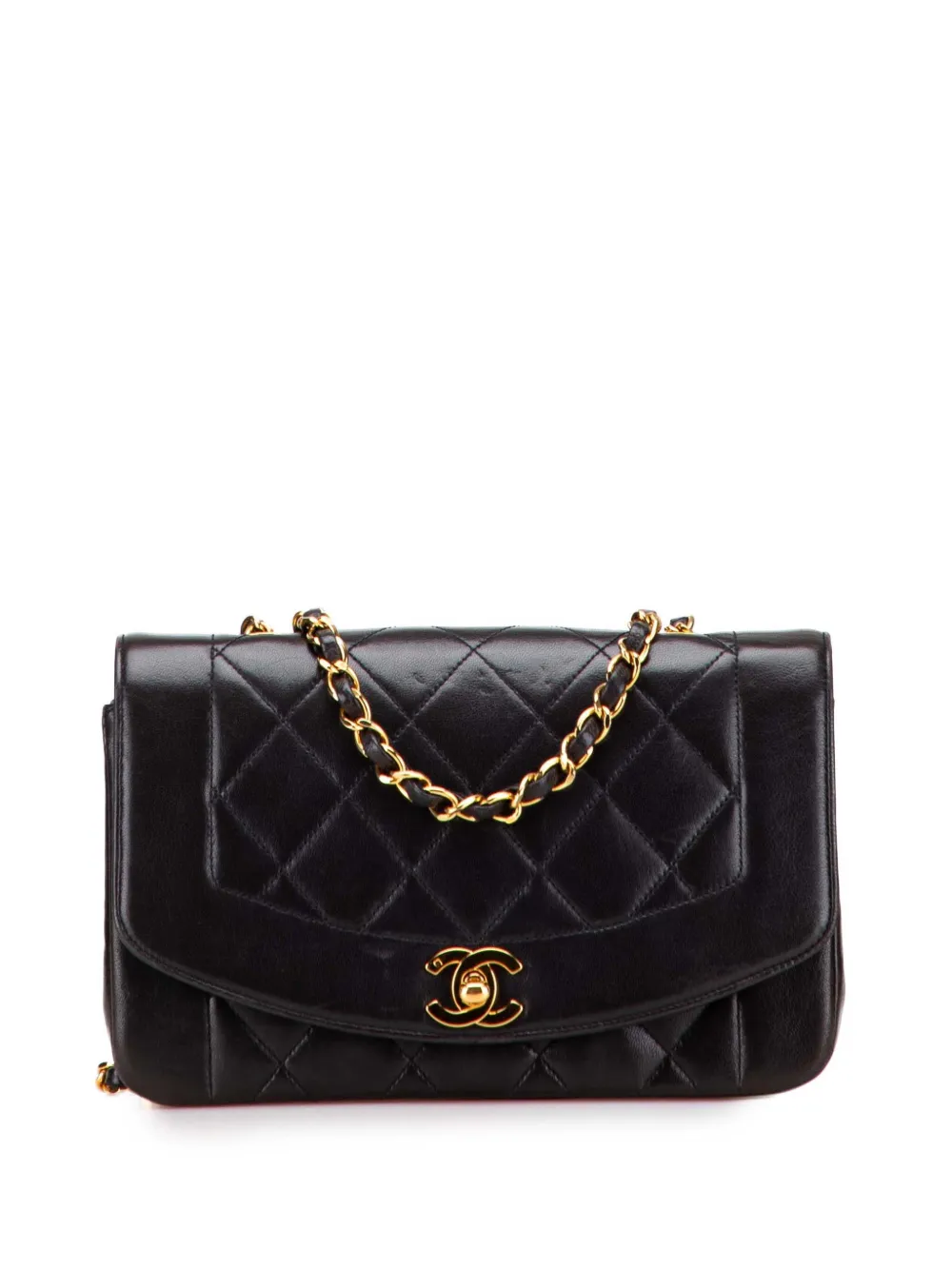 CHANEL Pre-Owned 1991-1994 Small Lambskin Diana Flap crossbody bag - CHANEL Pre-Owned 1991-1994 Small Lambskin Diana Flap crossbody bag -